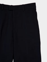 Balenciaga Black Fluid Flared Viscose Trousers