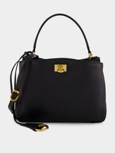 Balenciaga Black Rodeo Handbag Mini in Smooth Calfskin