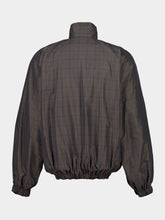 Balenciaga Grey-Blue Nylon Tracksuit Jacket