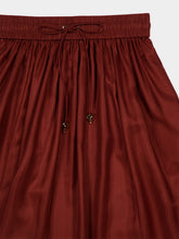 Zimmermann Merlot Aster Silk Maxi Skirt