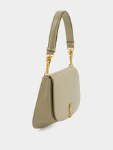 Saint Laurent Mini Voltaire Top Handle Bag in Strong Moss Leather