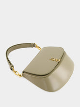 Saint Laurent Mini Voltaire Top Handle Bag in Strong Moss Leather