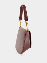 Saint Laurent Mini Voltaire Top Handle Bag in Hot Wine Leather