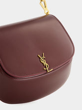 Saint Laurent Mini Voltaire Top Handle Bag in Hot Wine Leather