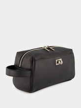 Black Leather Rodeo Toiletry Pouch