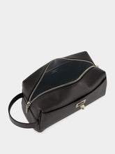 Balenciaga Black Leather Rodeo Toiletry Pouch