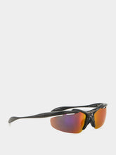 Balenciaga Black Mirror Infrared Turbo D-Frame Sunglasses