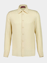 Beige GG Silk Jacquard Shirt | HP - Fashion Clinic