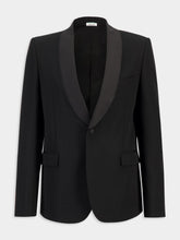 Alexander McQueen Black Single-Breasted Tailored Jacket