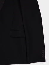 Alexander McQueen Black Single-Breasted Tailored Jacket