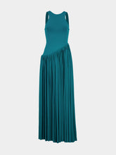 Zimmermann Teal Luna Asymmetric Maxi Dress