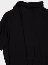 Gucci Black Silk Short-Sleeve Top