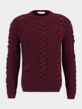 Alexander McQueen Madder Cashmere Cable-Knit Jumper