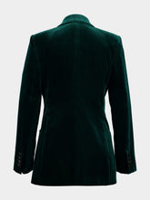 Gucci Dark Green Velvet Tailored Jacket