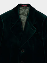 Gucci Dark Green Velvet Tailored Jacket