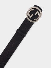 Gucci Black GG Leather Belt