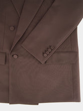 Gucci Dark Brown Double-Breasted Panama Jacket