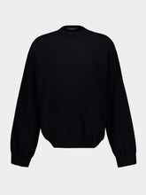 Balenciaga Black Cashmere Crewneck Sweater
