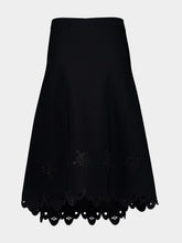 Altuzarra Black Melly Midi Skirt