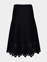 Altuzarra Black Melly Midi Skirt