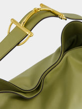 Gucci Sage Green Leather Large Tote Bag