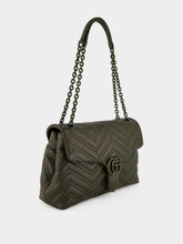 Gucci Forest Green GG Marmont Medium Bag