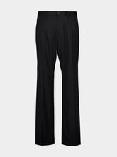 Balenciaga Black Straight Fit Tailored Trousers