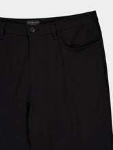 Balenciaga Black Straight Fit Tailored Trousers