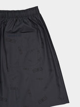 Balenciaga Dark Grey Cotton Pyjama Shorts