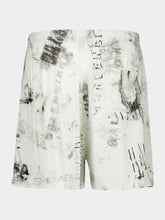 Balenciaga Graphite Pyjama Shorts in Viscose