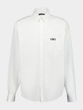 Balenciaga White Cotton Large-Fit Shirt