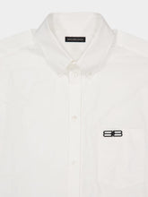 Balenciaga White Cotton Large-Fit Shirt