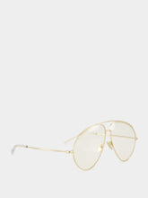 Gucci Gold Aviator Optical Sunglasses