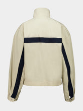 Saint Laurent Mastic Cotton Stand-Collar Jacket