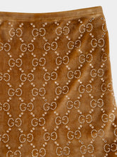 Gucci Nude GG Velvet Leggings