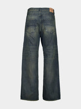 Balenciaga Relaxed Fit Blue Denim Jeans