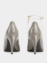 Gucci Grey Patent Leather 97 Heeled Pumps