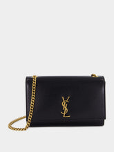 Saint Laurent Black Kate Shoulder Bag in Calfskin
