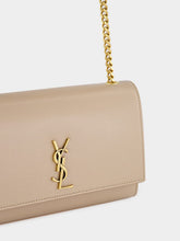 Saint Laurent Dark Beige New Kate Small Clutch