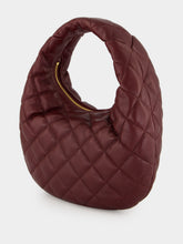 Saint Laurent Rouge Cabernet Icarino Quilted Lambskin Handbag