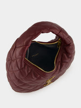 Saint Laurent Rouge Cabernet Icarino Quilted Lambskin Handbag
