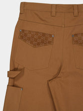 Gucci Camel Heavy Canvas Cotton Cargo Shorts