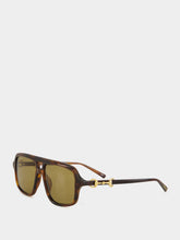 Gucci Havana Brown Navigator Sunglasses