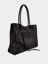 Balenciaga Le City Medium Tote Bag in Black Lambskin