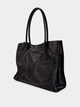 Balenciaga Le City Medium Tote Bag in Black Lambskin