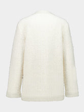 Gucci Ivory Bouclé Cardigan with GG Buttons