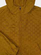 Gucci Brown GG Nylon Hooded Jacket