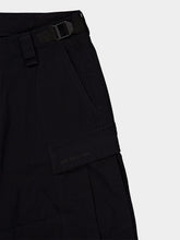 Balenciaga Black Cotton Straight-Fit Cargo Pants