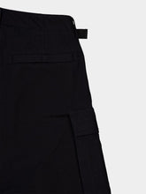 Balenciaga Black Cotton Straight-Fit Cargo Pants