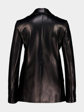 Gucci Black Shiny Leather Jacket